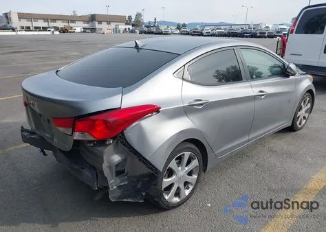 2012 Hyundai Elantra Limited (Ulsan Plant) from USA, damaged, VIN KMHDH4AE9CU194256